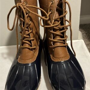 JBU Brown and Black Winter Boots